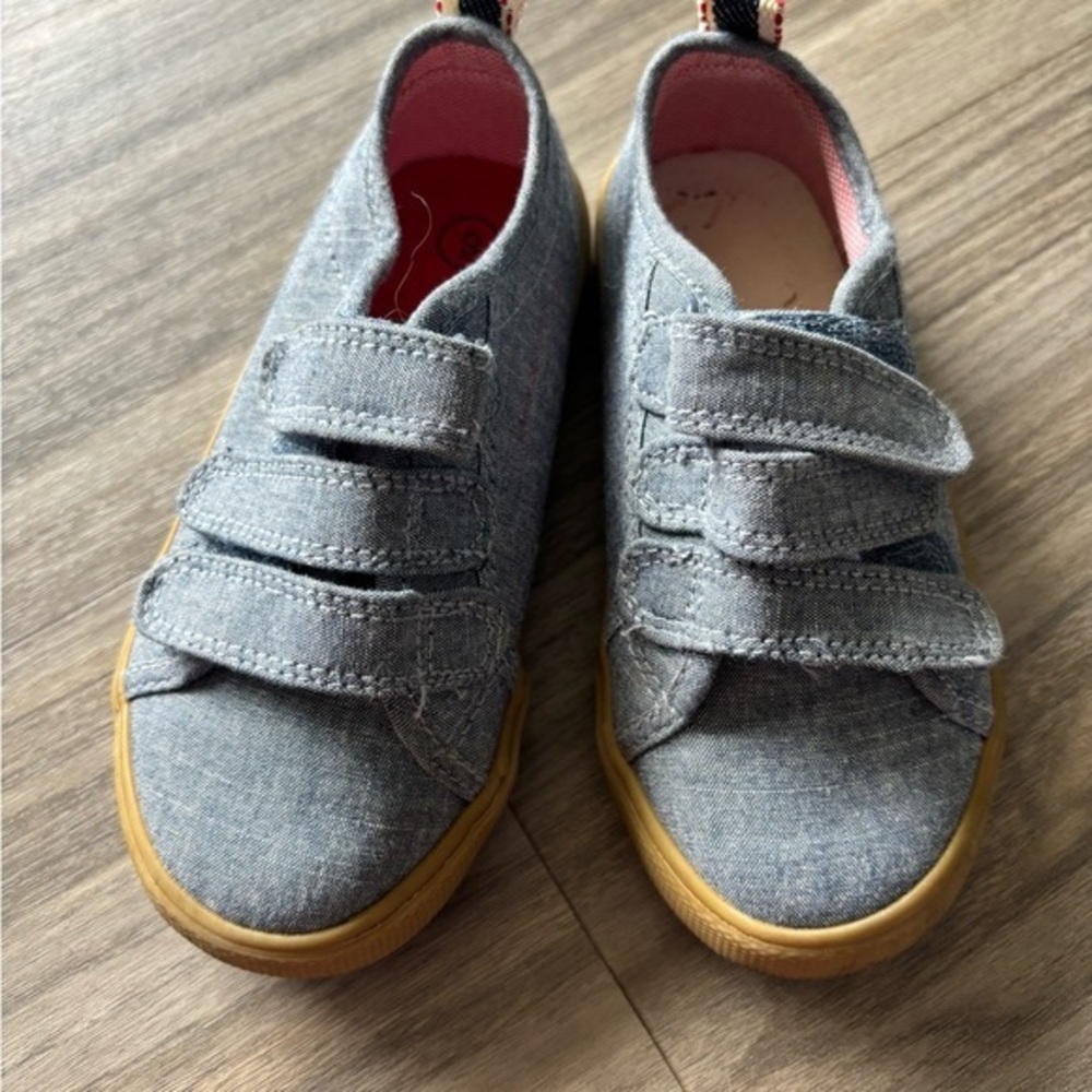 Target Gray Sneakers with Velcro Straps